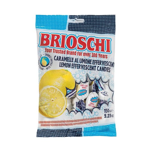 hard lemon candy shell with bursting effervescent fizzy filling